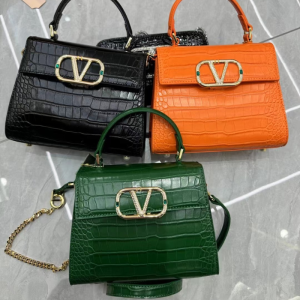 Croc-Effect Tote Bag