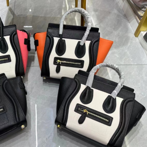 Shoulder Bag with Gold Chain Straps